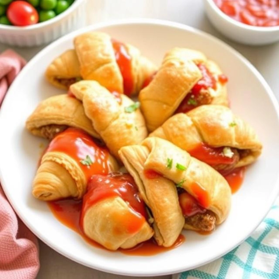 Rotel Sausage & Cream Cheese Crescents Recipe