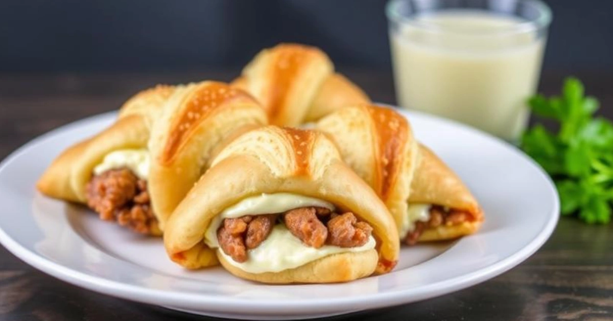 Sausage & Cream Cheese Crescents