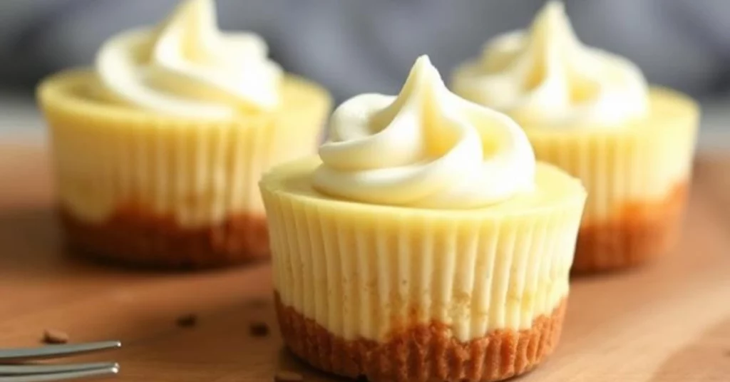 Mini Banana Pudding Cheesecakes